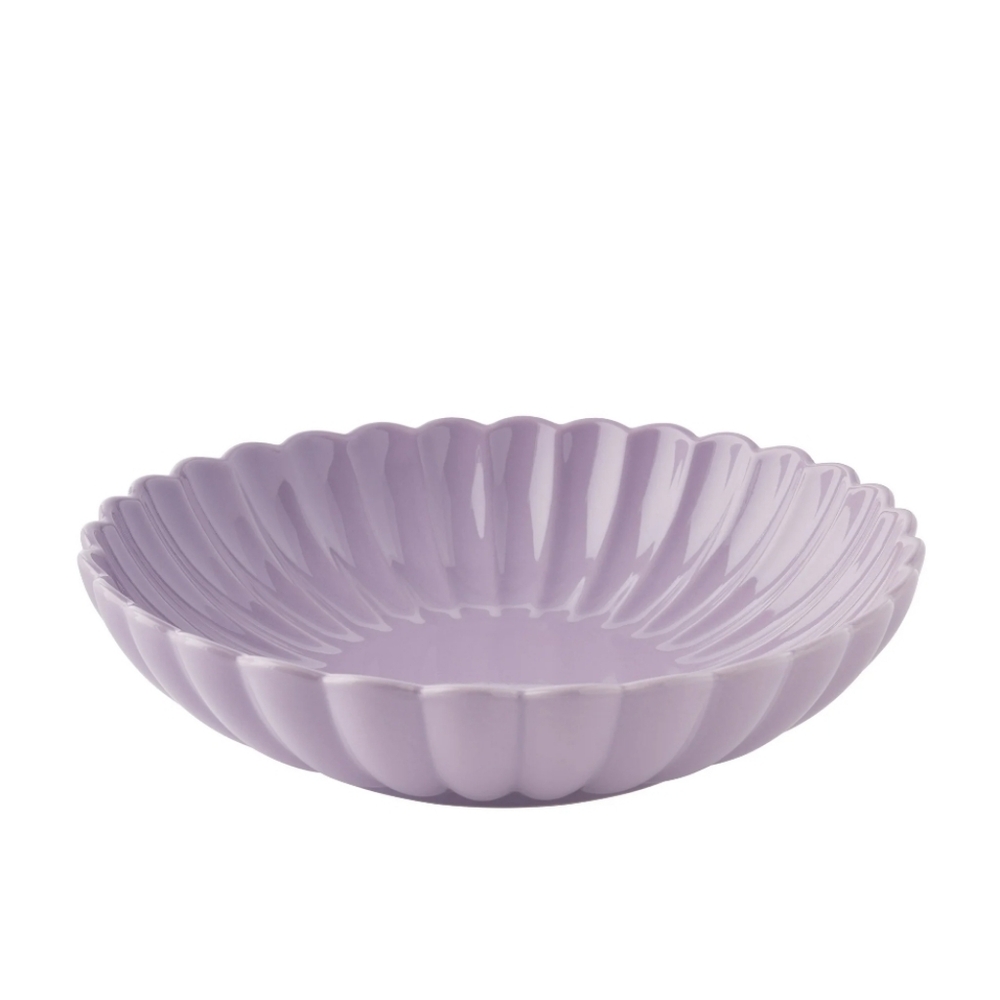 ❤️ New 4-Piece Pioneer Woman Colette Purple Scalloped Pasta Bowls